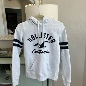 White Hollister Hoodie Size XS